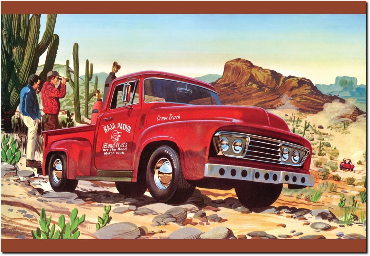 AMT 1953 Ford Pickup Baja Patrol 1:25 Scale Model Kit