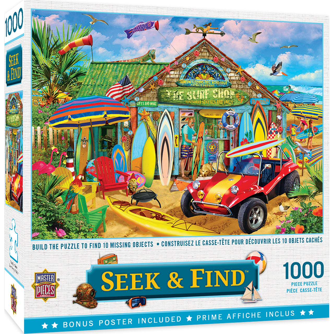 Seek & Find - Beach Time Fun 1000pc Puzzle