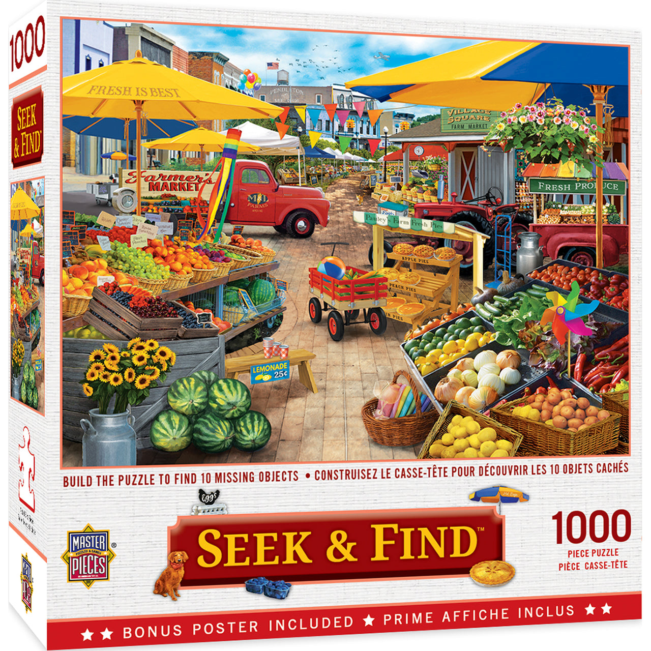 Seek & Find - Market Square 1000pc Puzzle