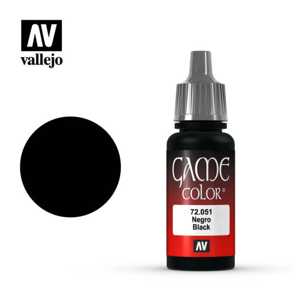 72.051 Black Color 17 ml.