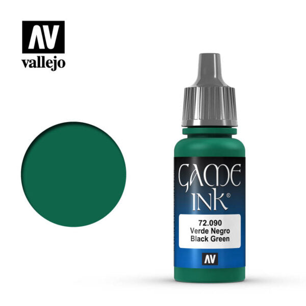 72.090 Black Green Ink Ink 17 ml.