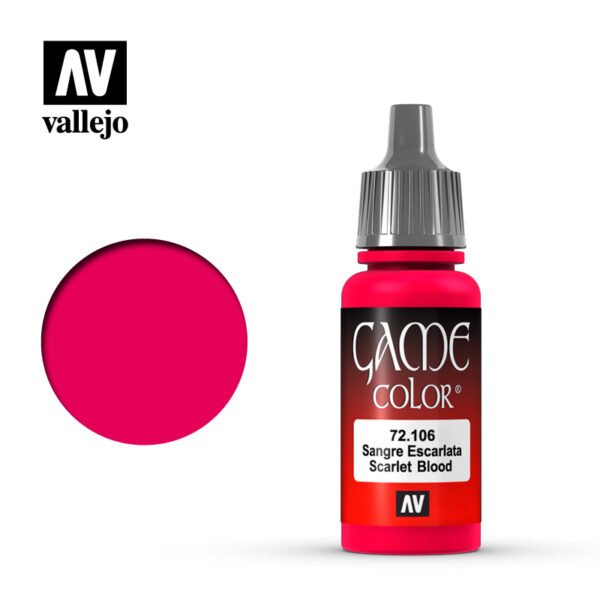 72.106 Scarlett Blood Color 17 ml.