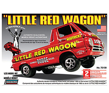 Lindberg LITTLE RED WAGON Bill Maverick Golden 1/25 Scale Model Kit 1993