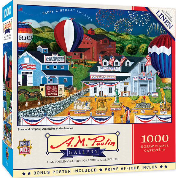A. M. Poulin - Stars and Stripes 1000pc Puzzle