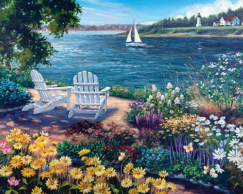 Garden by the Bay (1143pz) - 1000 Piece Jigsaw Puzzle