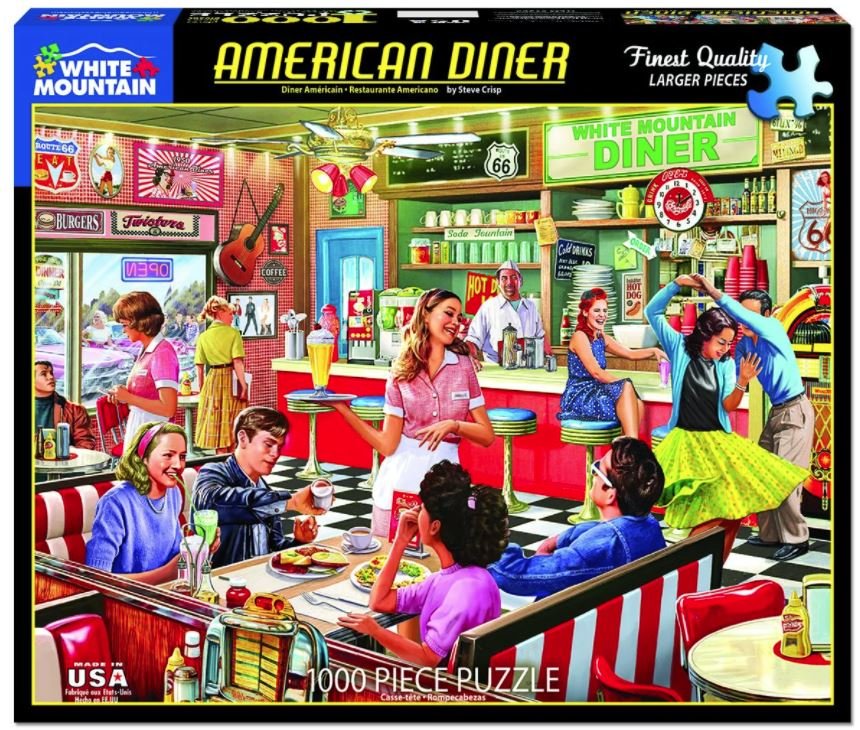 American Diner (1397pz) - 1000 Piece Jigsaw Puzzle
