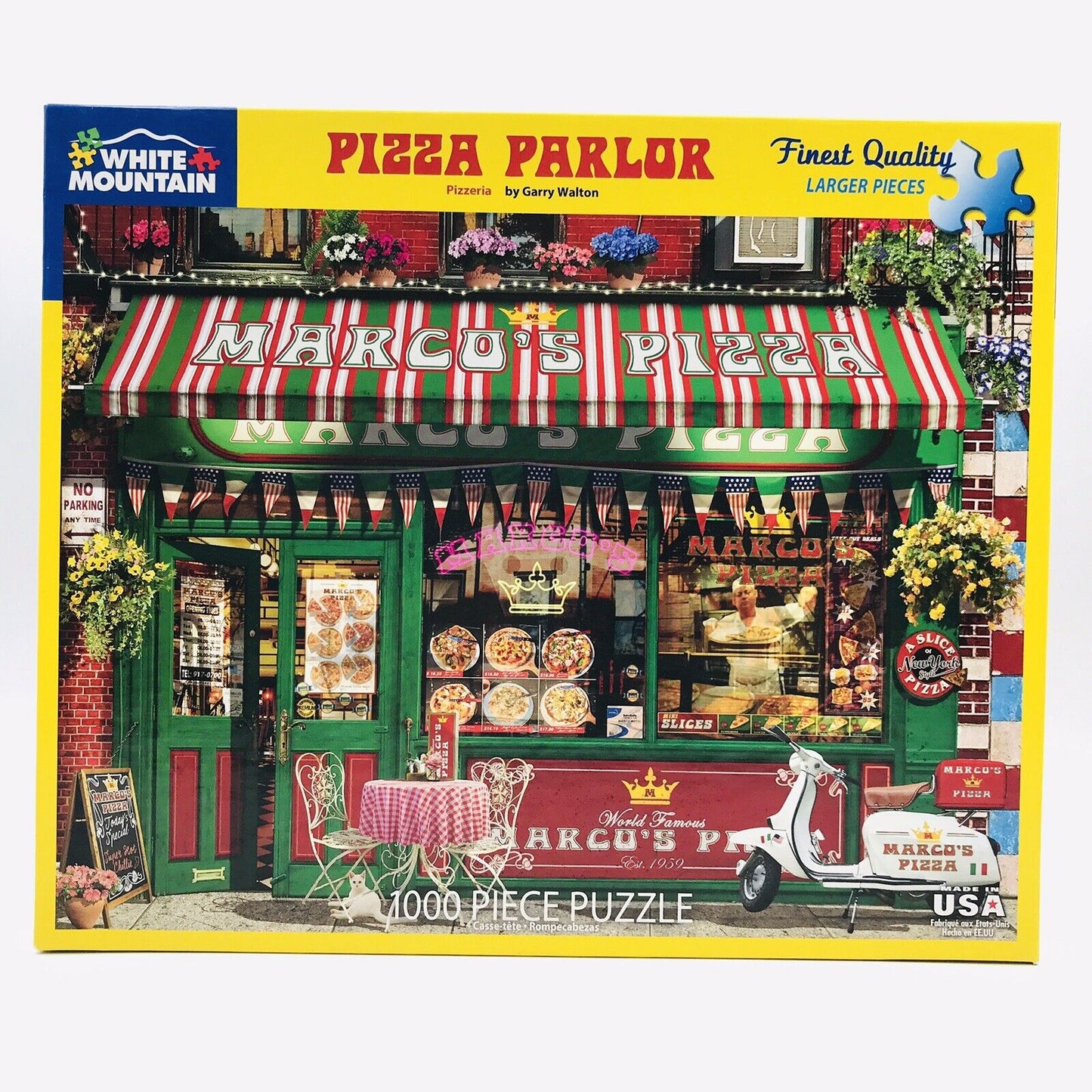 Pizza Parlor (1594pz) - 1000 Piece Jigsaw Puzzle