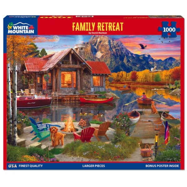 Family Retreat (1855pz) - 1000 Piece Jigsaw Puzzle