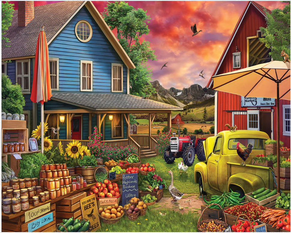 Honey Farm (2099pz) - 1000 Piece Jigsaw Puzzle