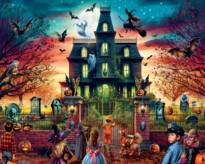 Fright House (2117pz) - 1000 Piece Jigsaw Puzzle