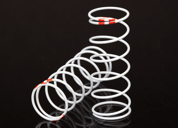 Spring shock white (GTR long) (0.623 rate orange) (1 pair)