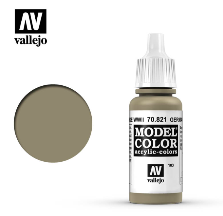 70.821 German Cam.Beige WWII Matt 17 ml.