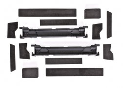 Battery hold-down/ battery compartment spacers/ foam pads