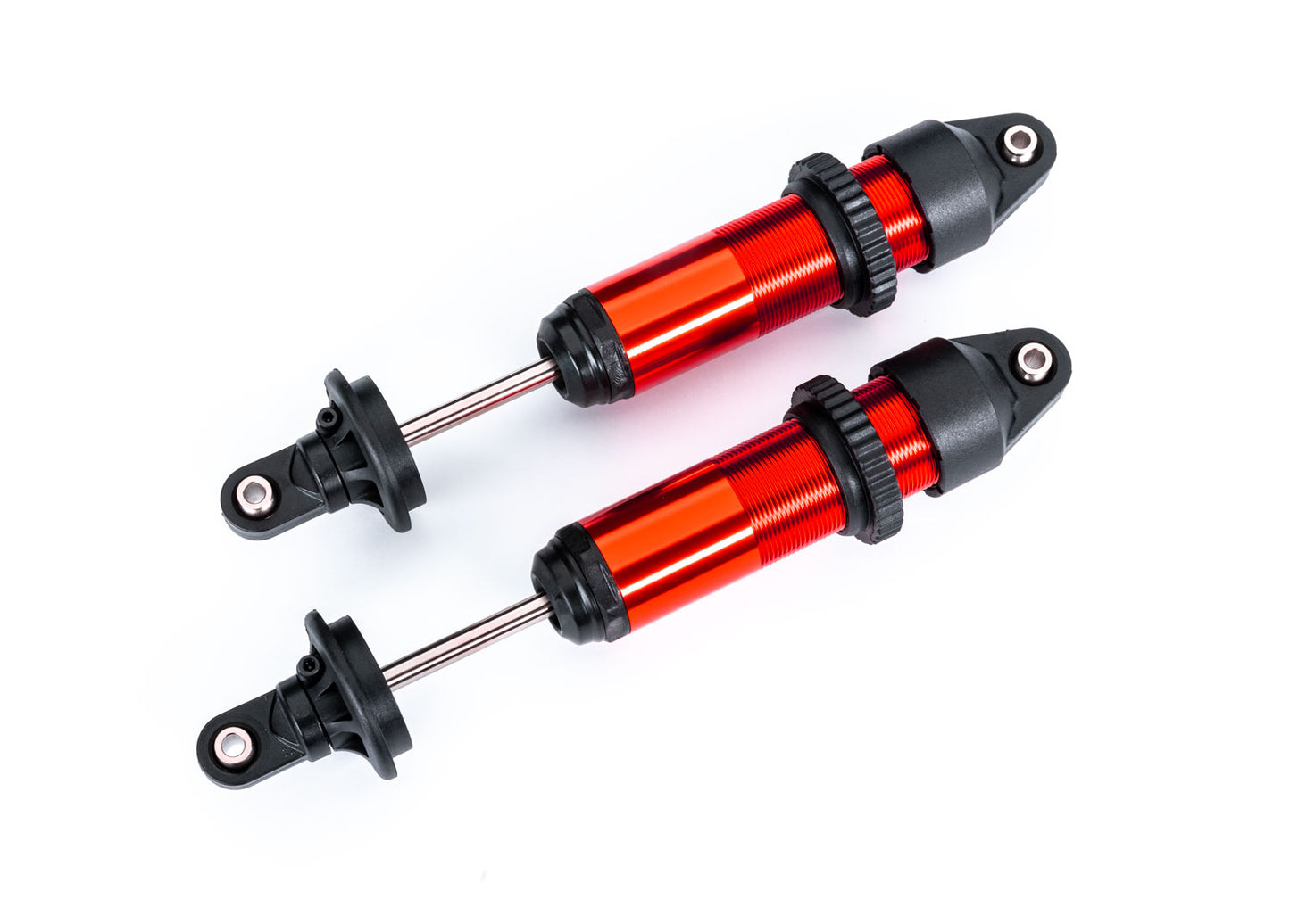 Shocks GTX medium (aluminum red-anodized) (fully assembled w/o springs) (2)