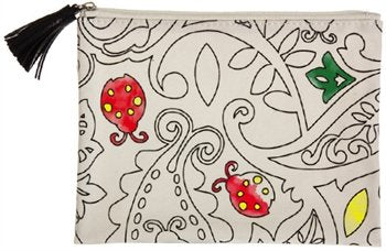 Just Add Color Zippered Pouch