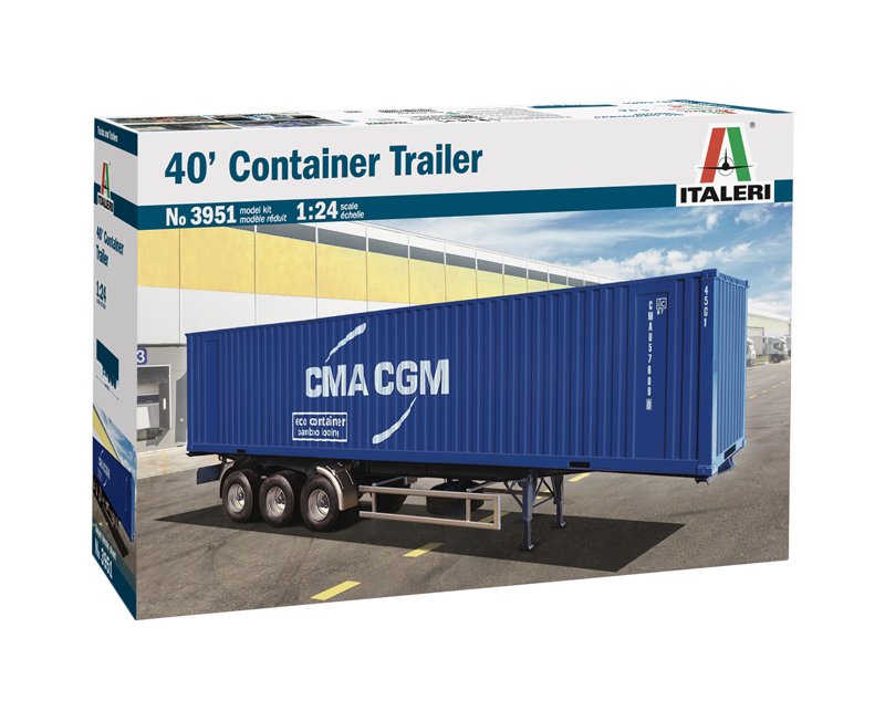 40' Container Trailer 1:24