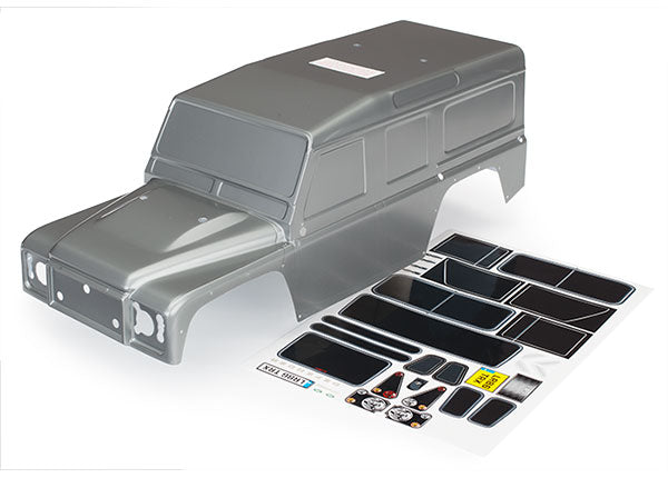 Body Land Rover Defender graphite silver (painted)/ decals