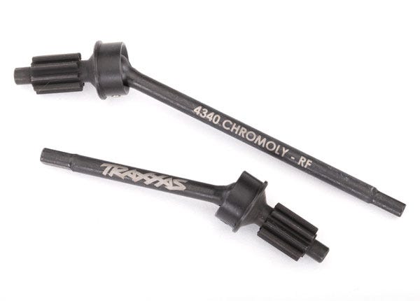 Axle shaft front heavy duty (left & right)/ portal drive input gear (machined) (2) (assembled)