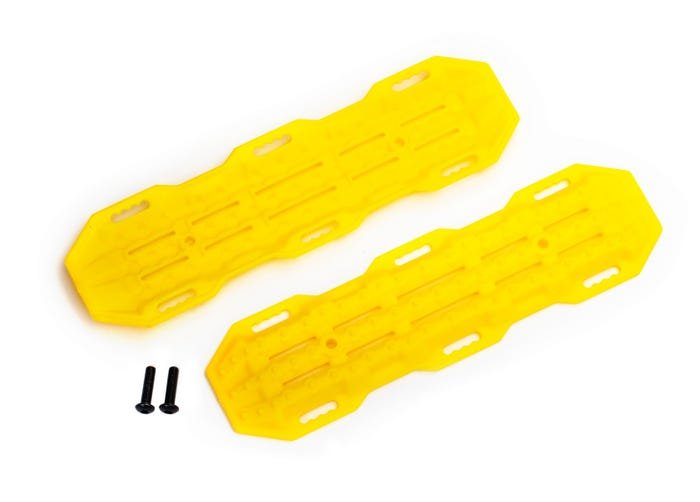 Traction boards yellow/ mounting hardware