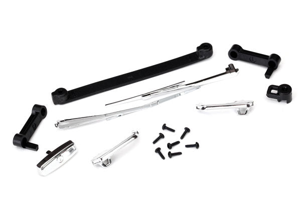 Door handles left right & rear tailgate/ windshield wipers left & right/ retainers (2)/ 1.6x5 BCS (self-tapping) (7) (fits #8130 body)