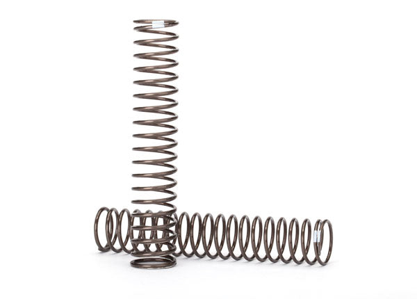 Springs shock long (natural finish) (GTS) (0.29 rate white stripe) (for use with TRX-4 Long Arm Lift Kit)