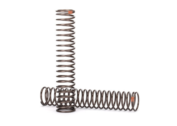 Springs shock long (natural finish) (GTS) (0.39 rate orange stripe) (for use with TRX-4 Long Arm Lift Kit)