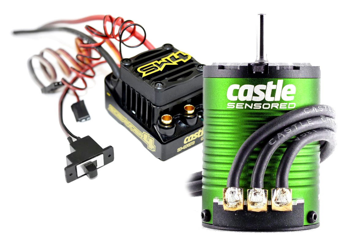 Sidewinder 4 Waterproof Sensorless ESC w/ 1410-3800kv Sensored Motor