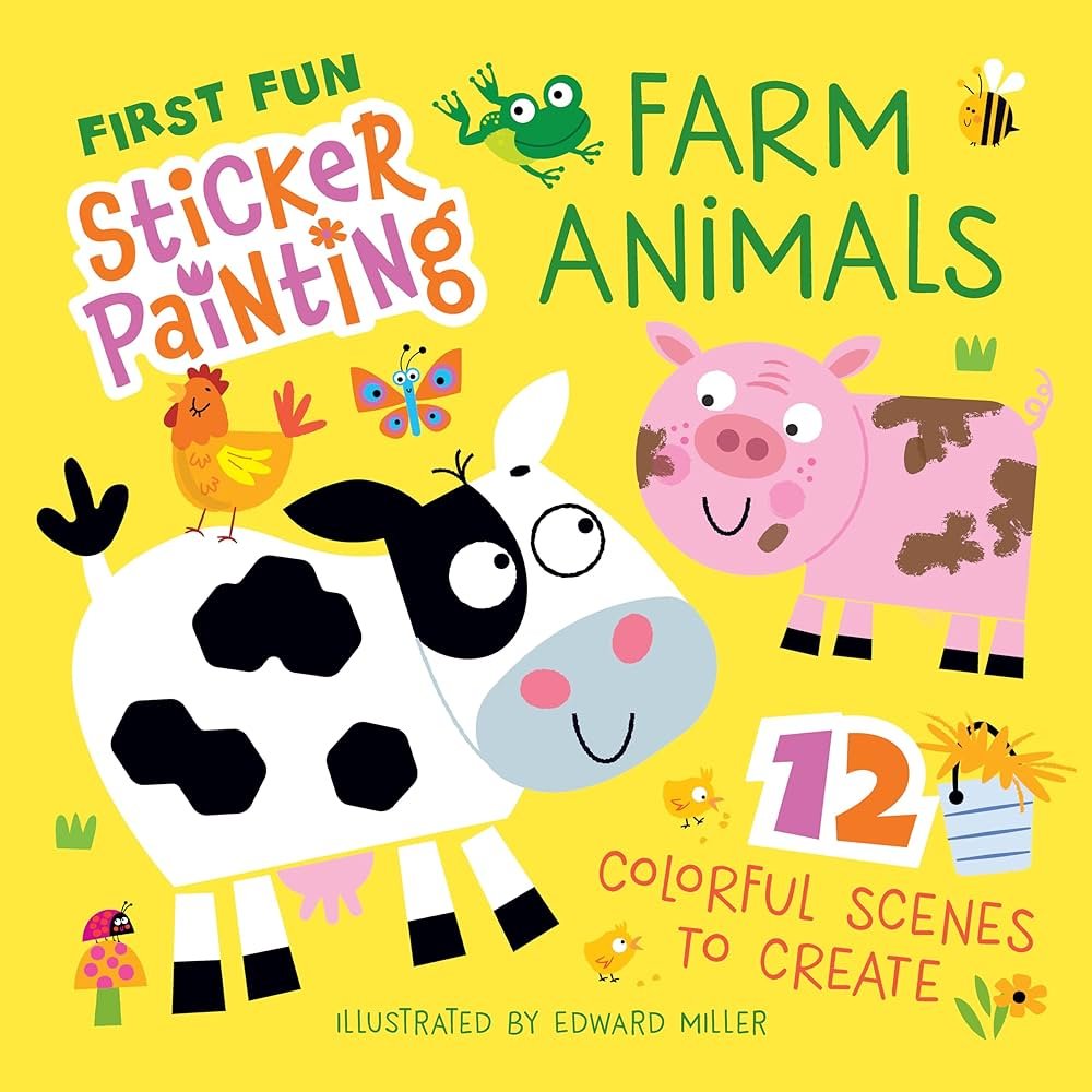 First Fun Sticker Painting: Farm