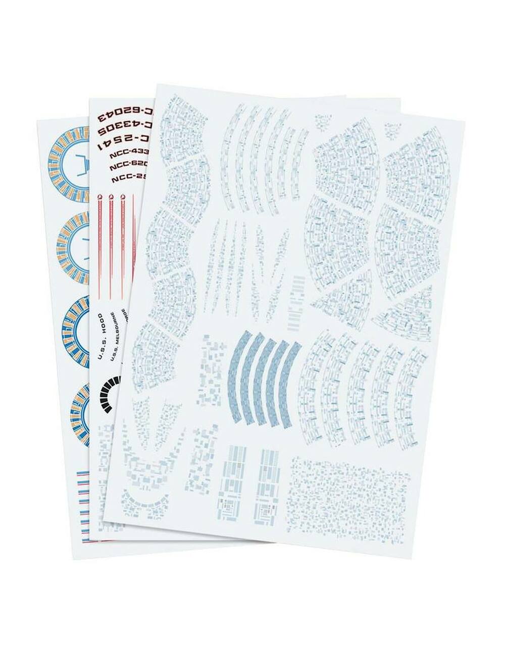 1/1000 Star Trek USS Excelsior Aztec Decal Set