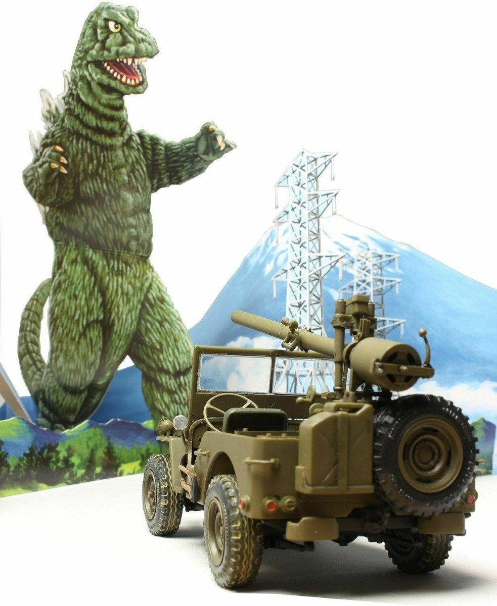 1/25 Godzilla Army Jeep