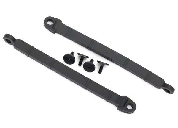 Limit strap rear suspension (2)/ 3x8 flat-head screw (4)