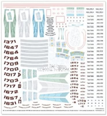 1/1000 Star Trek Supplemental Starship Decals