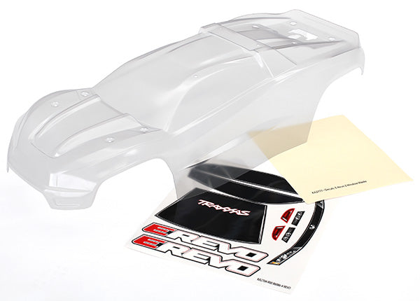 Body E-Revo (clear requires painting)/ window grille lights decal sheet