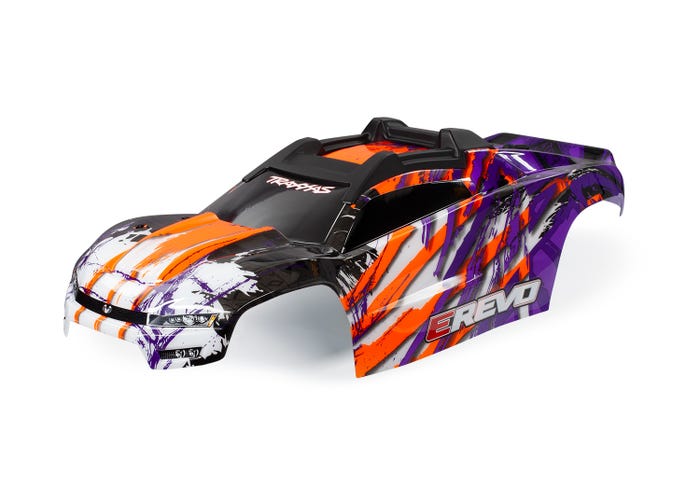 BODY E-REVO PURPLE/ WINDOW GRILLE LIGHTS DECAL