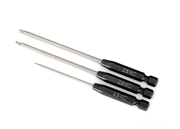 Speed Bit Set hex driver 3-piece straight (1.5mm 2.0mm 2.5mm) 1/4" drive