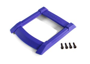 Skid plate roof (body) (blue)/ 3x12mm CS (4)