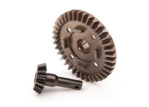 Ring gear differential/ pinion gear differential (front)