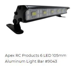 105MM 6LED ALUMINUM LIGHT BAR