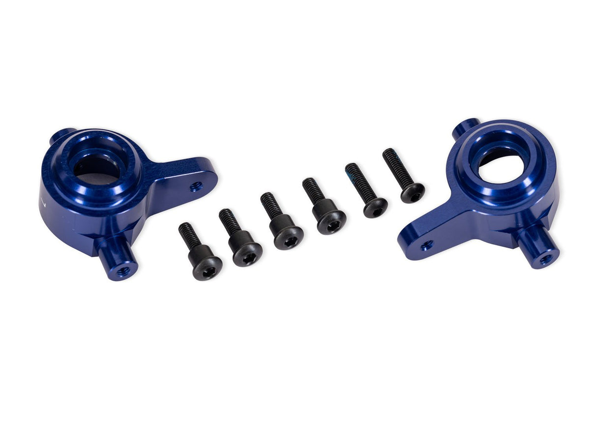 Blue Aluminum Steering Blocks (L&R)