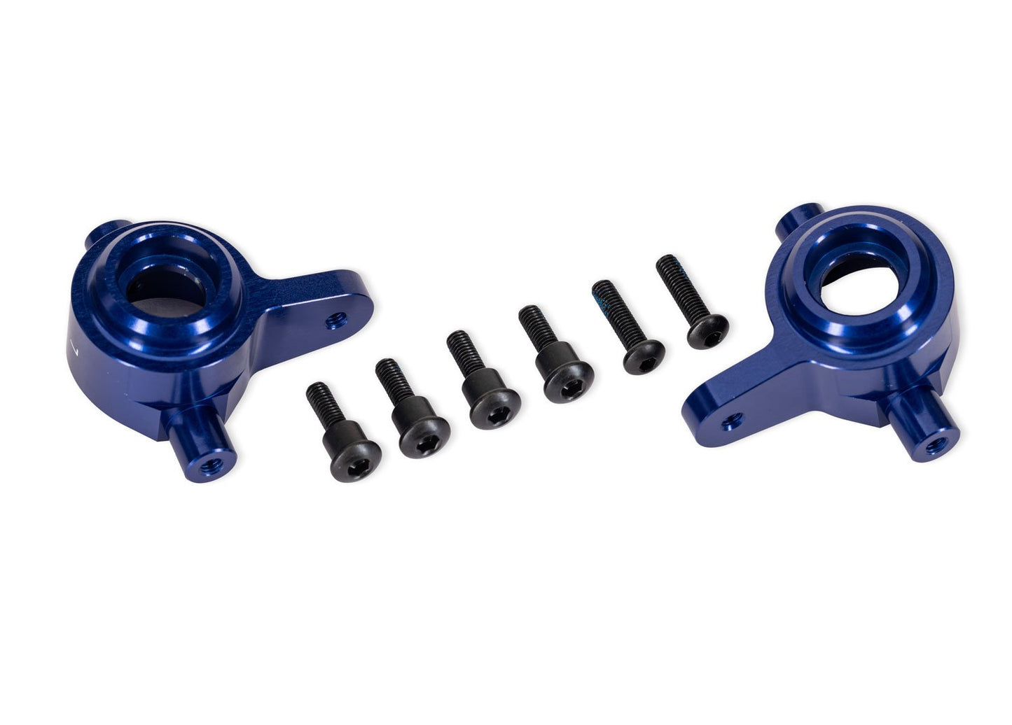 Blue Aluminum Steering Blocks (L&R)