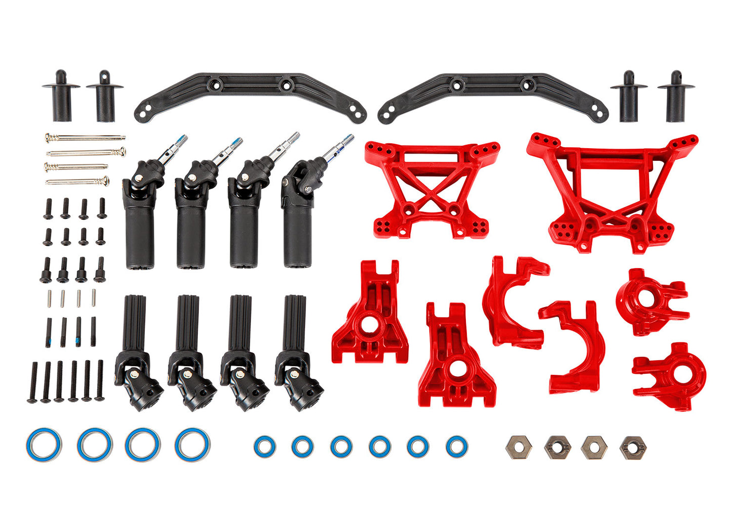 DRIVELINE & SUSPENSION KIT RED