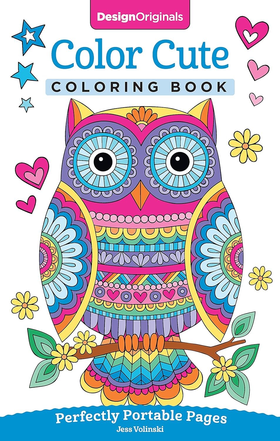 Color Cute Coloring Book - Take Along Adult Coloring Designs