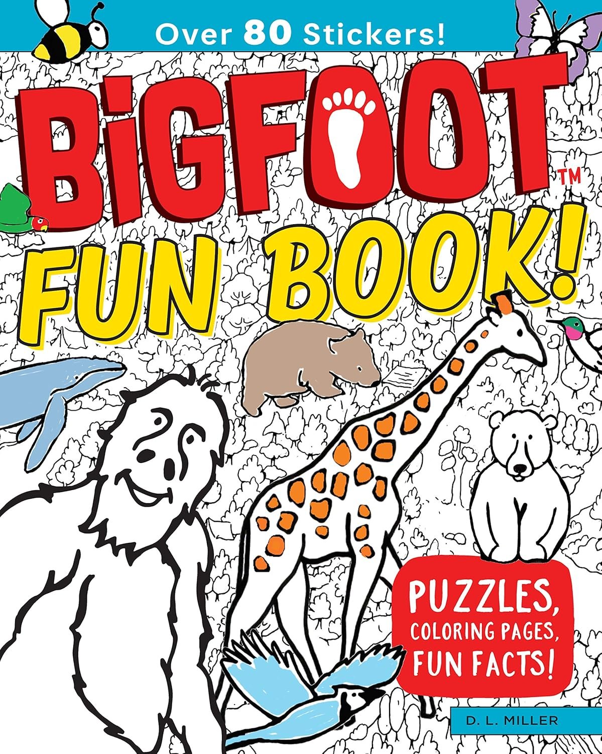BigFoot Fun Book! - Kid's Coloring & Activities
