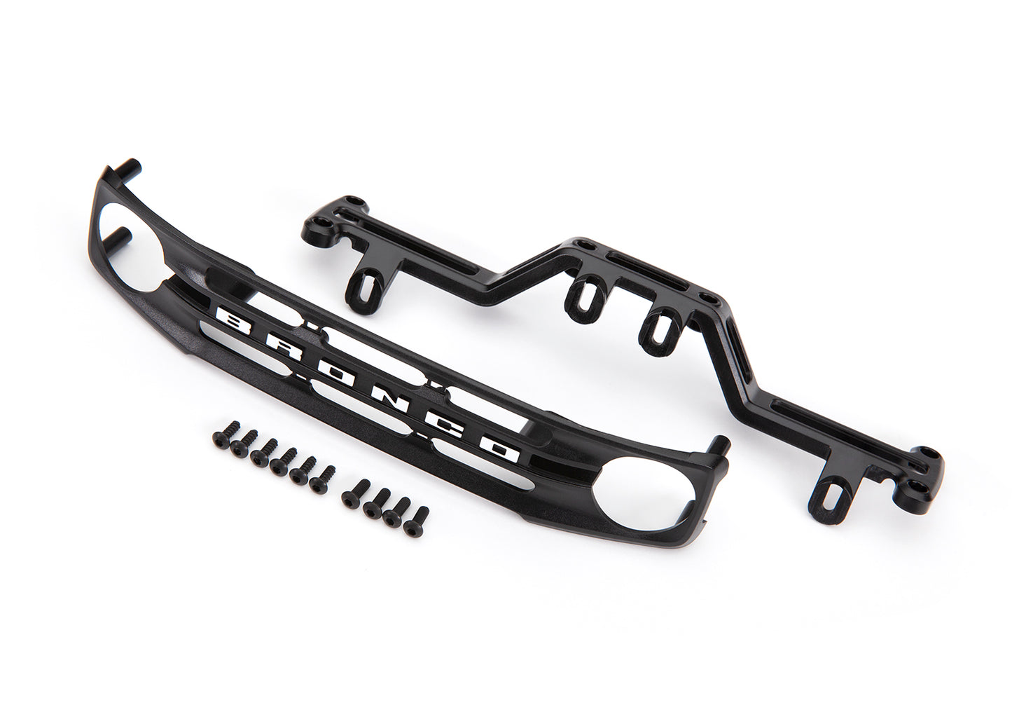 Grille Ford Bronco (2021)/ grille mount/ 2.6x8 BCS (8)/ 3x8 BCS (4)/ 1.6x7 BCS (self-tapping) (4) (fits #9211 body)