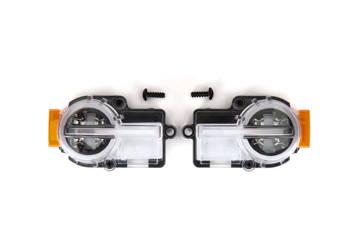 Headlight assembly complete (2)/ 2.6x8mm BCS (2) (fits #9211 body)