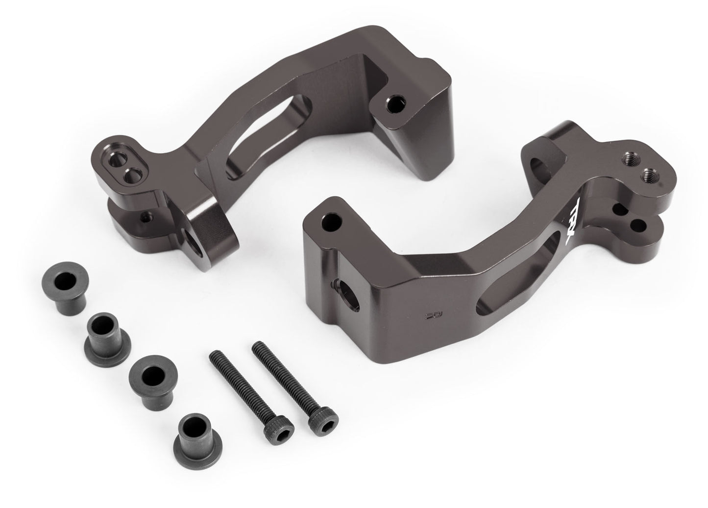 CASTER BLOCKS ALUM TITANIUM L/R