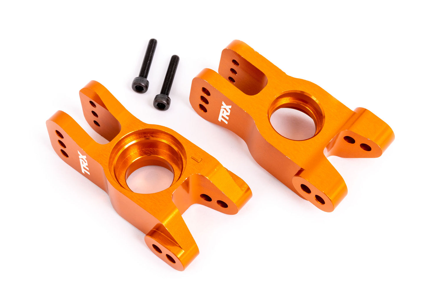 CARRIER STUB AXLE ALUM ORANGE L/R