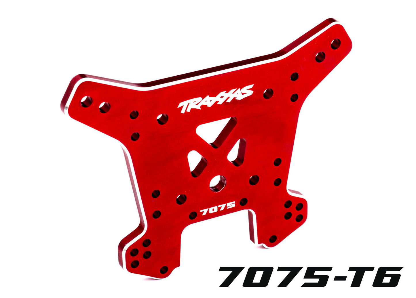 SHOCK TOWER REAR ALUMINUM RED