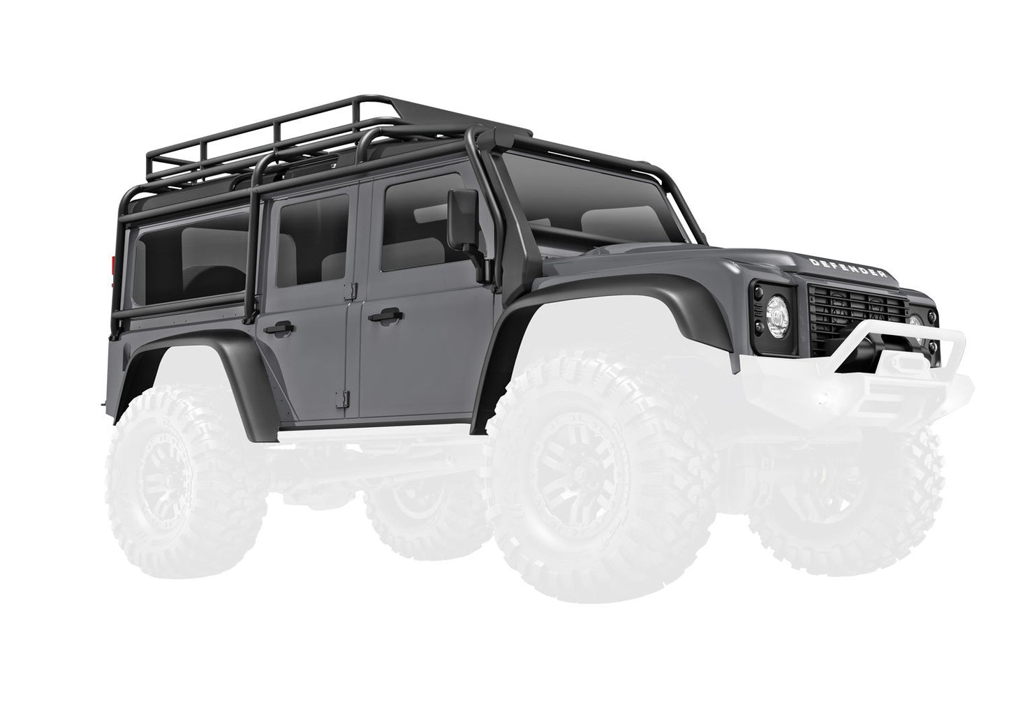 BODY TRX-4M DEFENDER SILVER