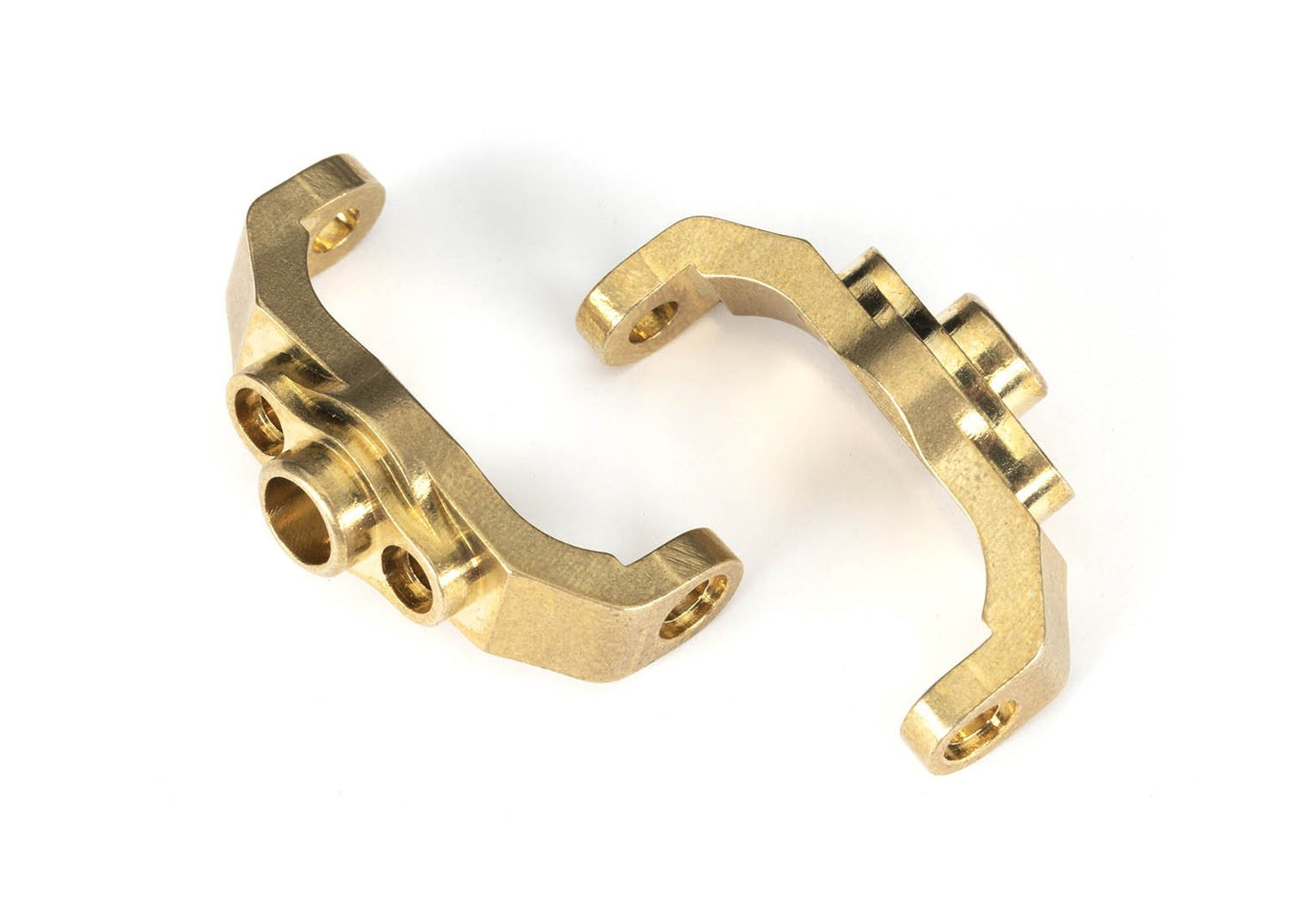 CASTER BLOCKS BRASS (L&R)